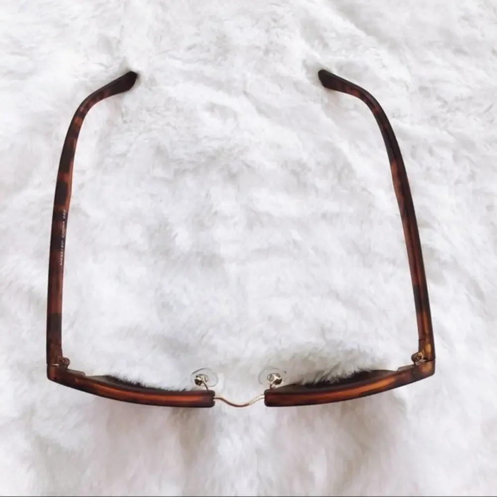 Colby Print & Gold Horn Rimmed Sunglasses